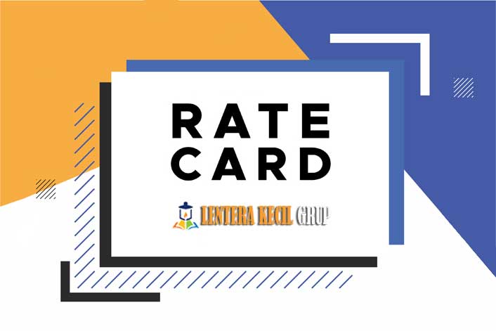 rate card lentera kecil grup