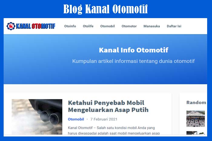 Blog Kanal Otomotif