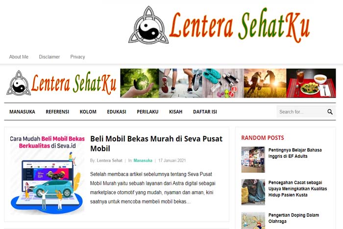 Blog Lentera Sehatku