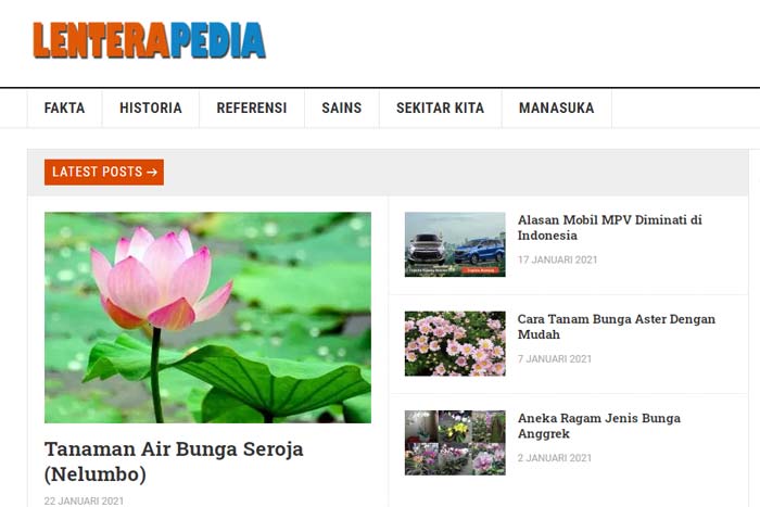 website lenterapedia