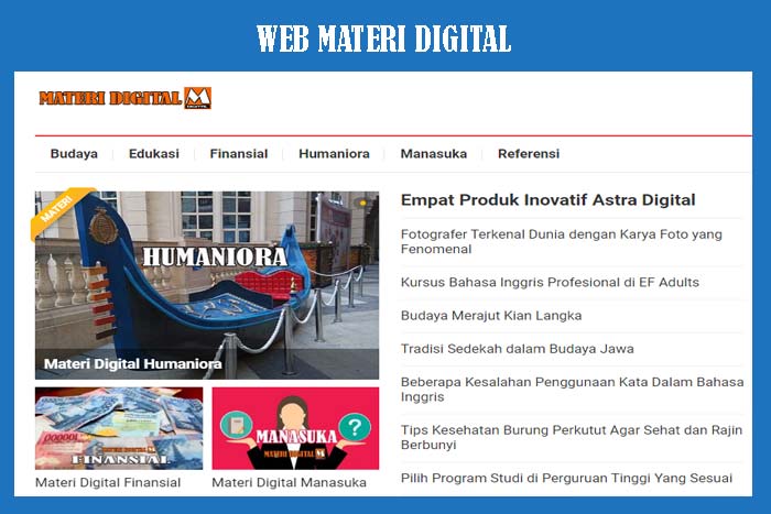 Website Materi Digital