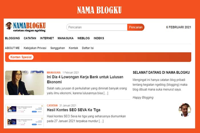 Nama Blogku