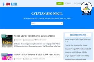 Blog Catatan SEO Kecil