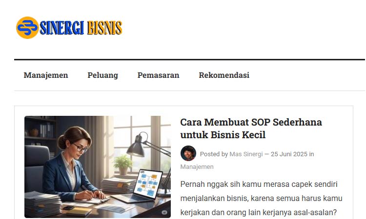 blog sinergi bisnis